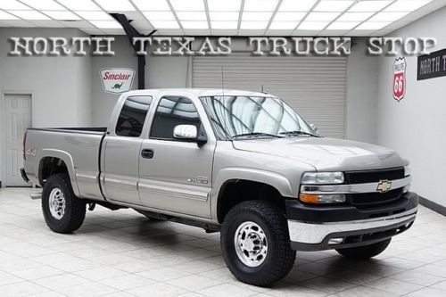 2002 chevy 2500hd diesel 4x4 extended cab lt heated leather