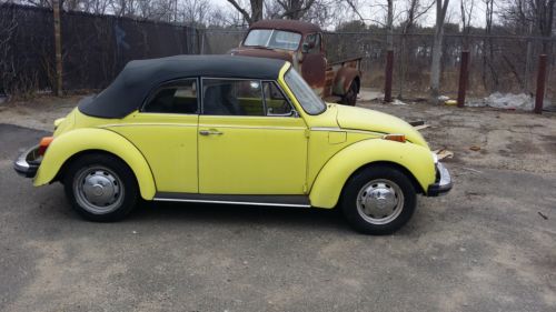 1974 vw volkswagen beetle original convertible hot rod no rust survivor rare wow