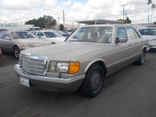 1987 mercedes 420sel, no reserve