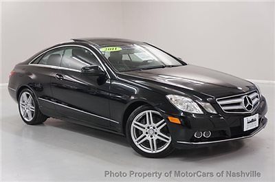 5-days *no reserve* &#039;11 e350 coupe nav pano roof dvd h/k sound wood carfax w-ty