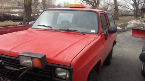 Chevy diesel blazer m1009 cucv plow truck super clean