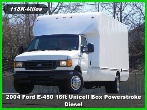 2004 ford e-450 cutaway van 16ft box truck drw 6.0l power stroke turbo diesel