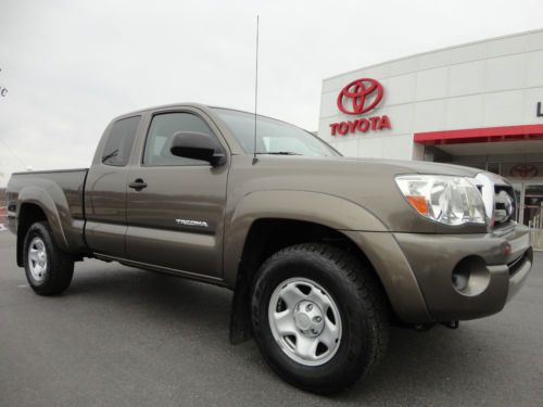 Certified 2010 tacoma access cab sr5 5 speed manual 4x4 pyrite 1 owner video 4wd