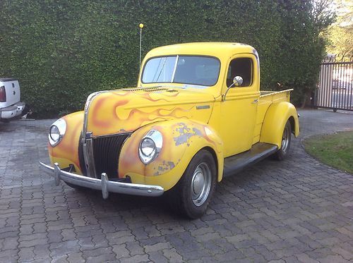 1940 ford pickup truck original 1950's hotrod