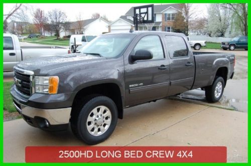 2011 sle used 6l v8 automatic crew cab 4x4 long bed tow chevy gm truck camera hd