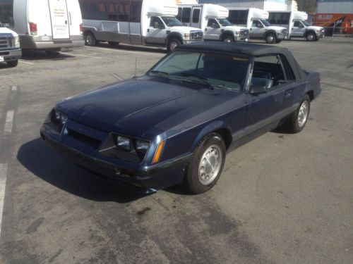 1985 ford mustang lx convertible 2-door 3.8l