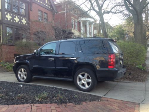 2007 chevy tahoe ltz 4wd sports utility black