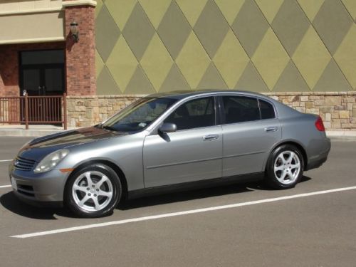 2004 infiniti g35 sedan - no reserve!