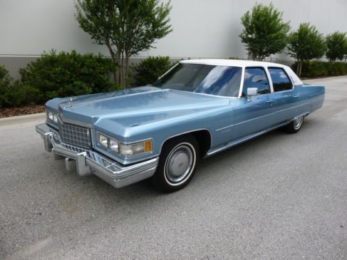 1976 cadillac fleetwood brougham - $3,900 minimum opening bid - no reserve