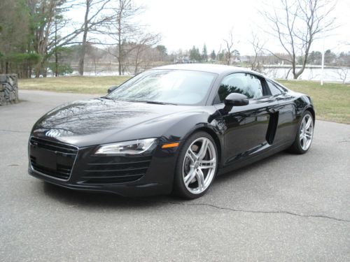 2008 audi r8 v8, black/black, 21k mi, r-tronic, coastal nh/boston