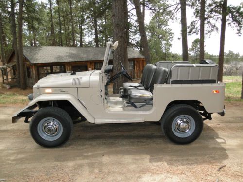 1971 toyota landcruiser fj40 unrestored survivor one owner rare soft top 58k mi