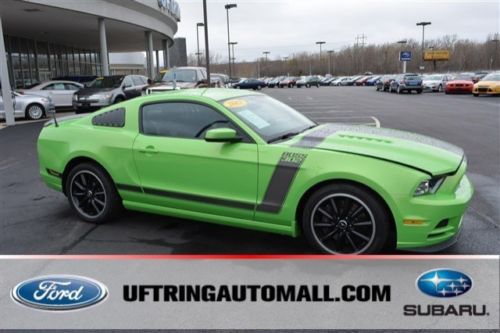 Boss 302     5.0l v8     6 speed manual     gotta have it green     rare