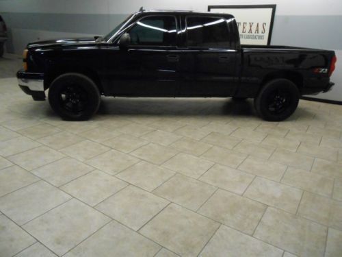 06 silverado 1500 z71 crew 4x4 wheels  carfax certified we finance texas