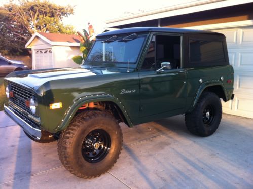 1975 ford bronco wild horses/rancho lift bfg&#039;s, flowmasters, 302, 4x4, ps, nice!