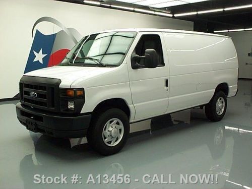 2010 ford e-250 cargo van4.6l v8 air condition only 21k texas direct auto