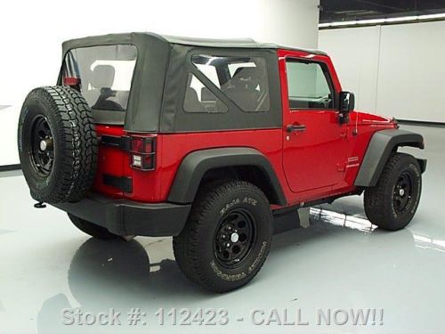 2010 JEEP WRANGLER SPORT 4X4 6-SPEED HEATED LEATHER 31K TEXAS DIRECT AUTO, US $22,980.00, image 4