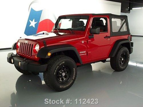 2010 JEEP WRANGLER SPORT 4X4 6-SPEED HEATED LEATHER 31K TEXAS DIRECT AUTO, US $22,980.00, image 9