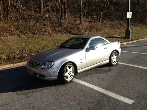 1999 mercedes benz slk230 kompressor convertible amg sport