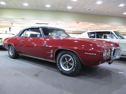 1969 pontiac firebird convertible - barn find - restored - solid car