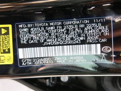 HYBRID CT 200h 43 to 40 MPG EPA Rated Leather Sunroof Dark Alloy Wheels WARRANTY, image 33