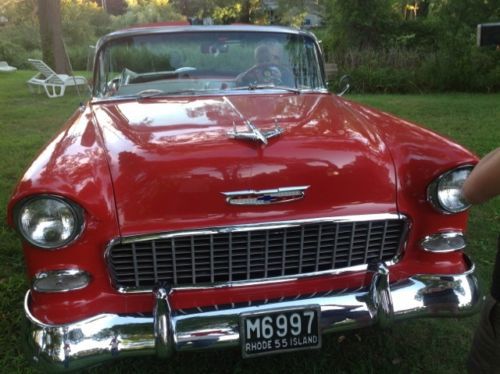 1955 chevrolet bel air convertible 2-door 4.3l with rare continental kit