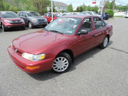 1997 toyota corolla, no reserve, looks and runs great, no accidents,