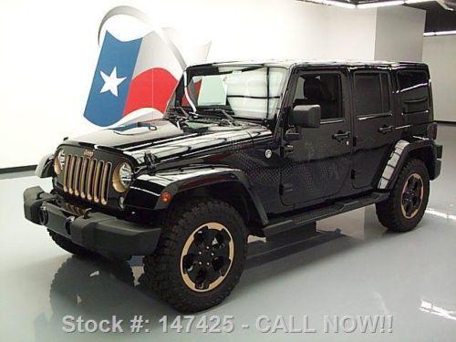 2014 jeep wrangler unltd dragon ed hard top 4x4 nav 5k texas direct auto