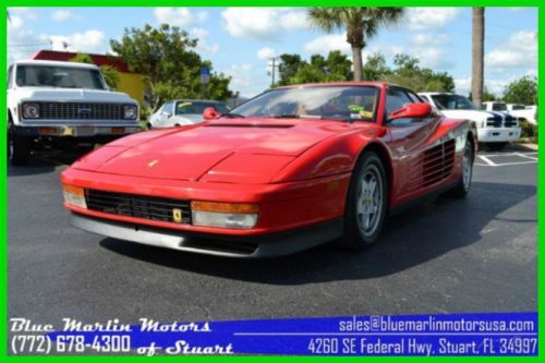 91 ferrari testarossa flat 12 leather ac just serviced needs nothing exotic