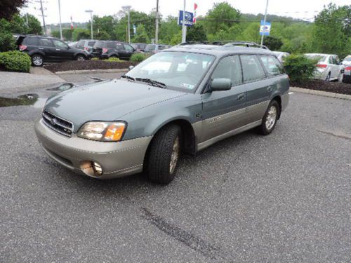 01 subaru legacy outback ll bean leather moonroof alloy fog lights no reserve