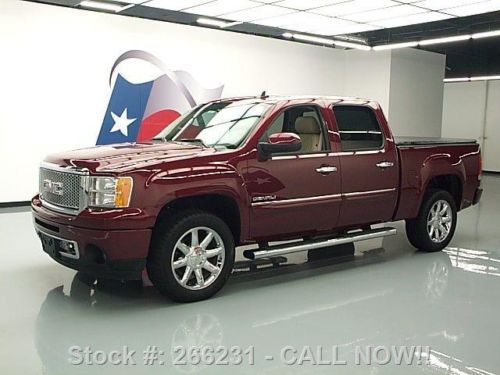 2013 gmc sierra denali crew awd sunroof nav dvd 20&#039;s 7k texas direct auto