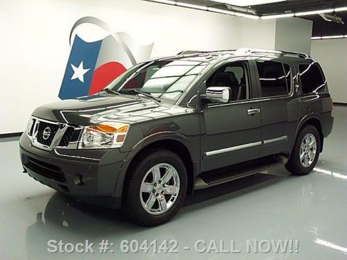 2012 nissan armada platinum sunroof nav dvd 20&#039;s 25k mi texas direct auto