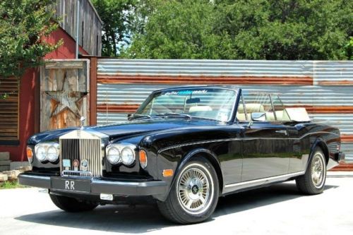 1980 rolls royce corniche ii convertible, highly documented, 44k miles