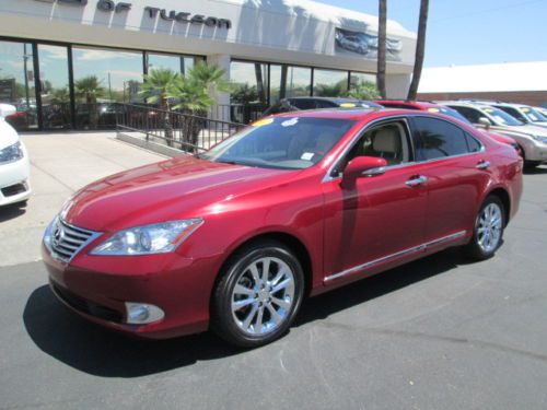 11 red 3.5l v6 leather navigation sunroof miles:36k one owner certified