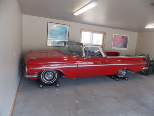 (3) 1959 chevrolet el camino collection - driver, fixer and parts cars