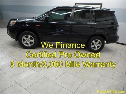 08 pilot ex-l leather sunroof 3rd row certified warranty we finance texas