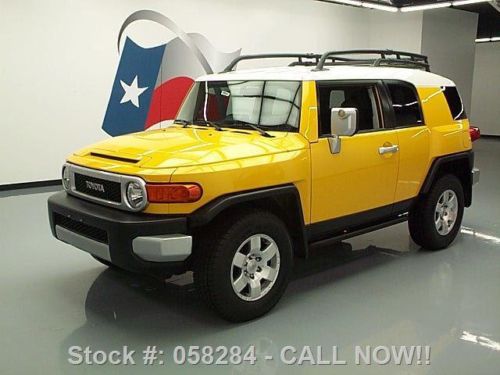 2009 toyota fj cruiser 4x4 auto rear cam roof rack 41k texas direct auto