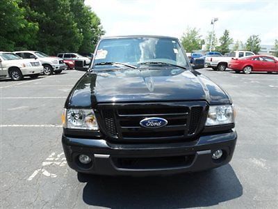 2wd 4dr supercab 126&#034; sport low miles truck manual gasoline v6 cyl black