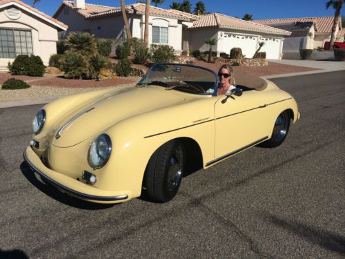 1956 porsche 356  replica, 400 miles