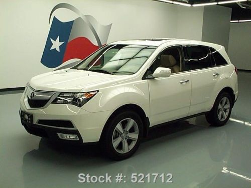 2011 acura mdx sh-awd tech sunroof nav rear cam 47k mi texas direct auto