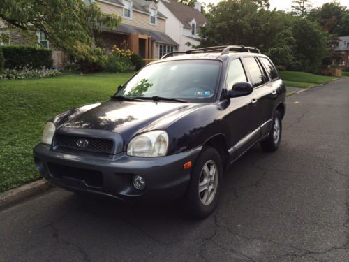 2004 hyundai santa fe lx sport utility 4-door 3.5l