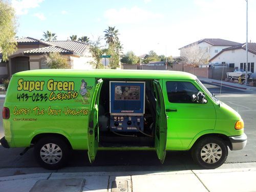 2002 dodge ram carpet cleaning van with truckmount