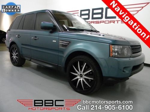 2011 land rover range rover sport 
nav, custom 22 black wheels, back-up camera