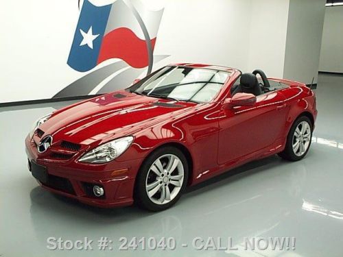 2011 mercedes-benz slk300 roadster heated seats 26k mi texas direct auto