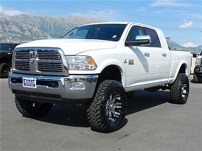 Dodge ram mega cab laramie 4x4 cummins diesel custom new lift wheels tires auto