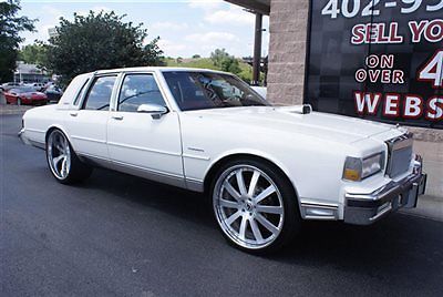 1987 chevrolet caprice ls 434 v8 lifted 24&#034; wheels custom paint stereo interior