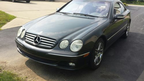 2003 mercedes-benz cl500 base coupe 2-door 5.0l no reserve..lost title