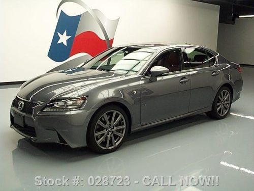 2013 lexus gs350 f sport sunroof nav rearview cam 19k texas direct auto