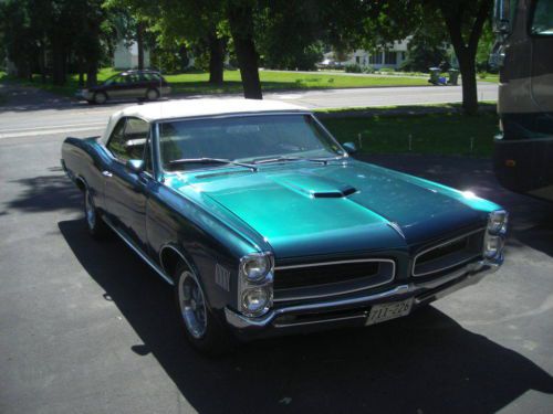 1966 pontiac lemans convertible with gto running gear 400 v8