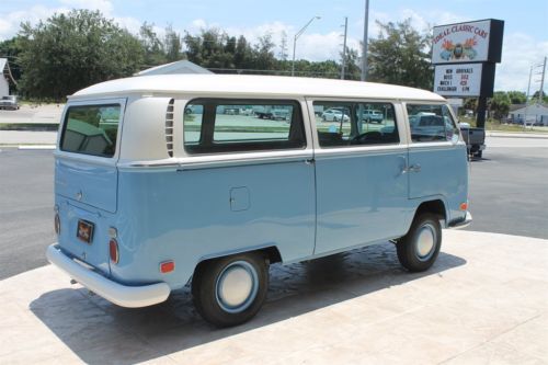 1970 Volkswagen Bus Straight Clean Solid For Sale VW Van Two Toned Fresh Paint, image 7