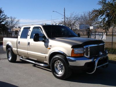 2001 ford f250 xlt crew cab 7.3 diesel 2wd low miles nice